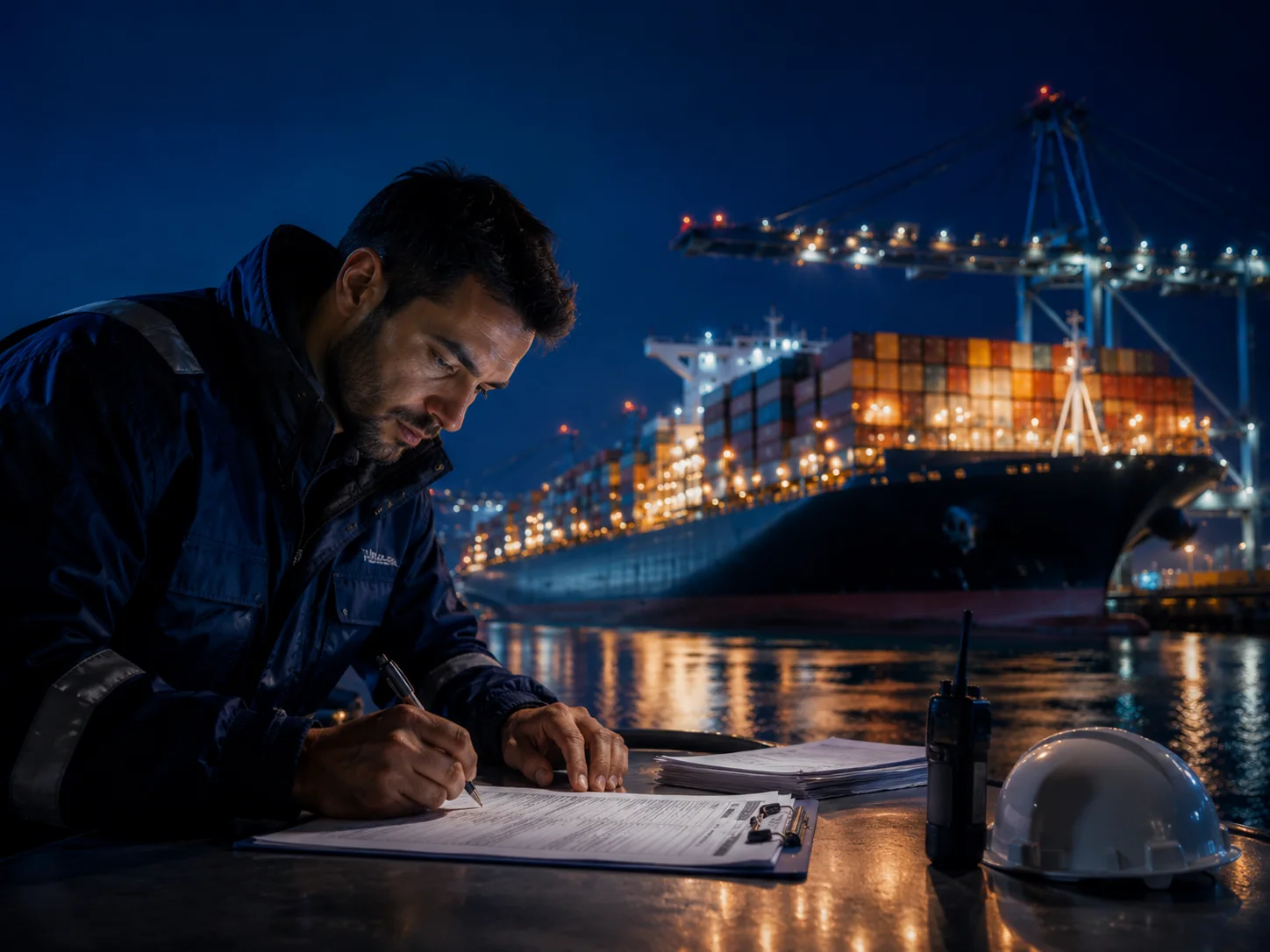 Maritime documentation paperwork